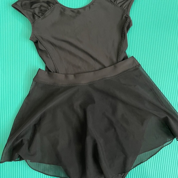 Dance Leotard + Voile Ballet Skirt + 2 tights - Picture 6 of 6